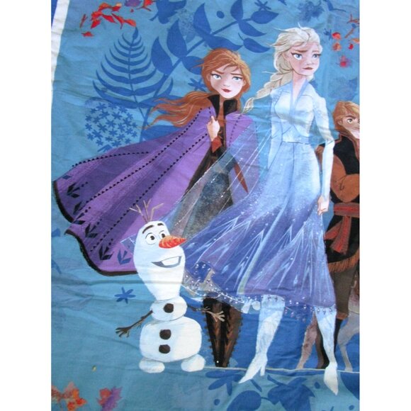 Disney Frozen 2 Forest Spirit Blanket Comforter Reversible -Elsa, Anna, Kristoff - Picture 13 of 14